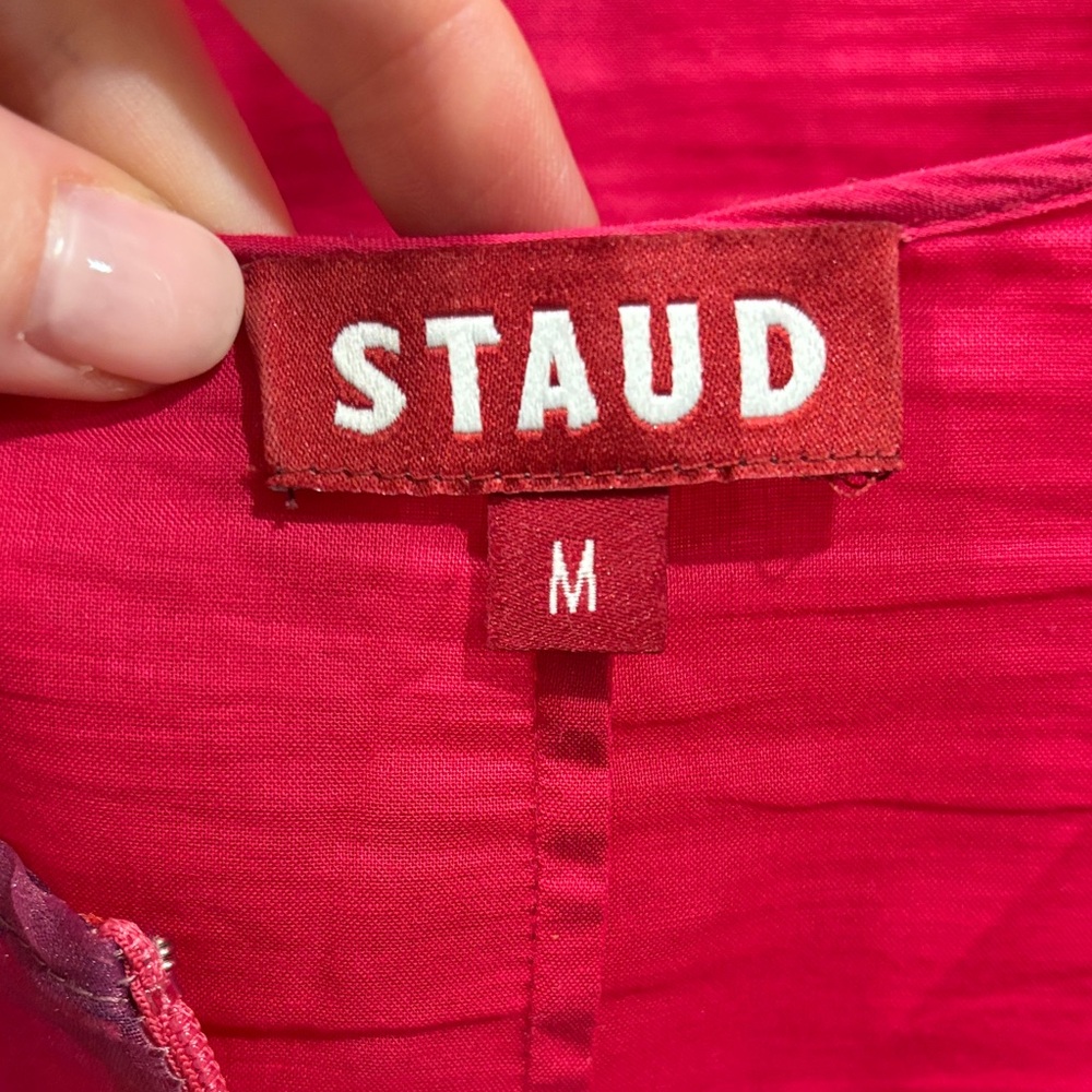 STAUD Fuchsia Pink Floral Maxi Dress - Picture 5 of 6